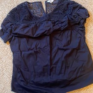Navy Crown and ivy top